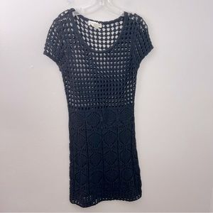 Vintage Y2K Crochet Open Knit Dress